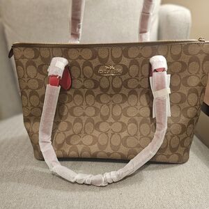 Coach Signature Tote (NWT)